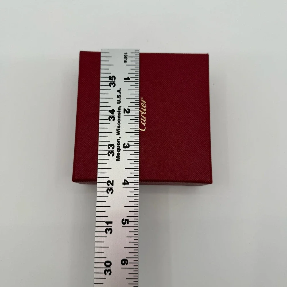 Cartier EMPTY Red Gift Box Authentic Cardboard Lidded Box Jewelry Watch Bracelet